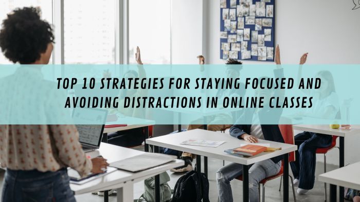 Distractions avoid